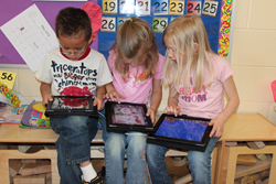 The Avery County public school system has assigned every child a laptop or a tablet