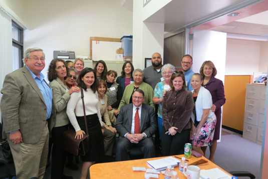 Leaders from Silicon Valley-area community groups gather with Assistant Secretary Strickling