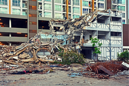 structural collapse of a building