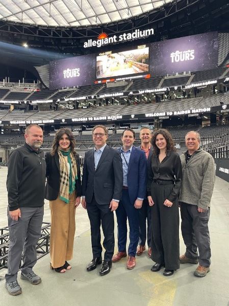 Assistant Secretary Alan Davidson, NTIA and FirstNet Authority staff visit the Raiders’ Allegiant Stadium in Las Vegas 